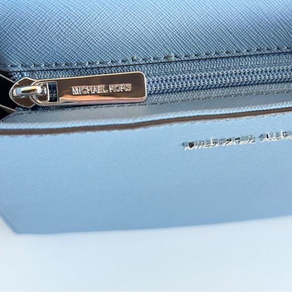 Michael Kors Jet Set Travel Small Shoulder Crossbody Bag Denim - Picture 15 of 16